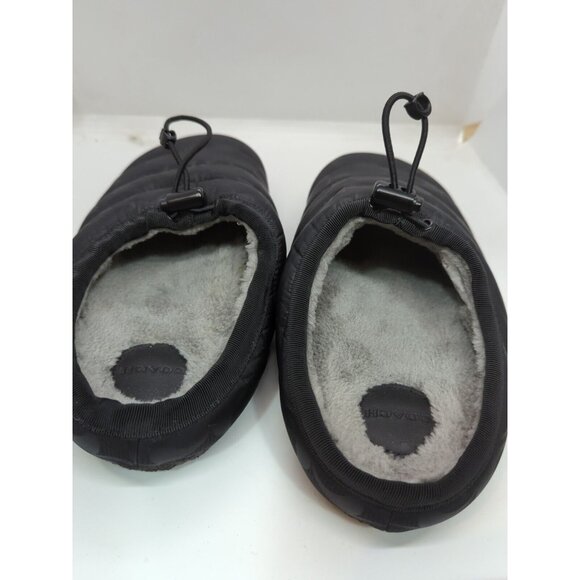 Coach Women's Slippers Black Rachelle Monogram Quilted Puffer Nylon Size 6.5 - Picture 7 of 8